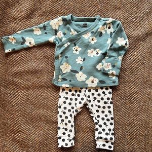 Tea Collection Wrap Top and Pants